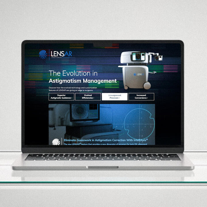 LENSAR Microsite